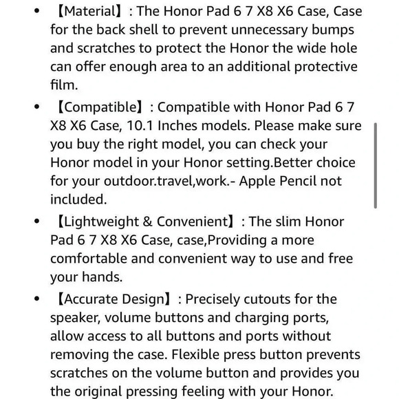 Kids‎ EVA Shockproof Butterfly Case With Stand For Honor Pad 6 7 X8 X6 Blue - Picture 8 of 8